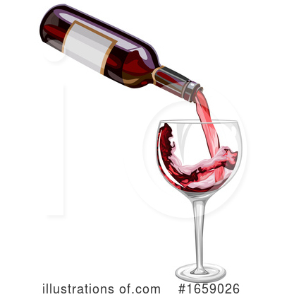 Royalty-Free (RF) Wine Clipart Illustration by Morphart Creations - Stock Sample #1659026