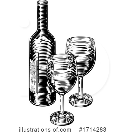 Royalty-Free (RF) Wine Clipart Illustration by AtStockIllustration - Stock Sample #1714283