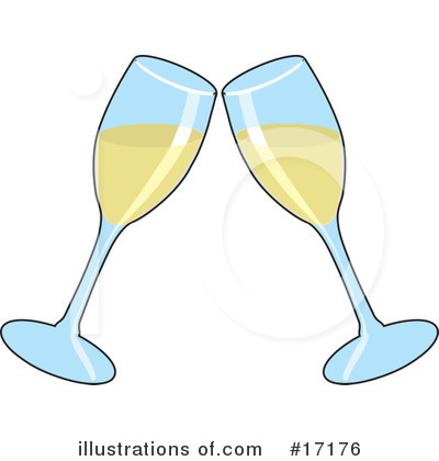 Wine Glasses Clipart #17176 by Maria Bell