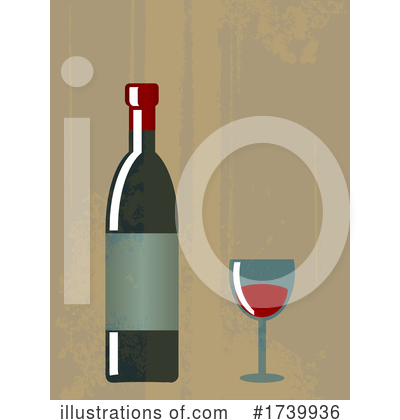 Royalty-Free (RF) Wine Clipart Illustration by elaineitalia - Stock Sample #1739936