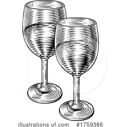 Royalty-Free (RF) Wine Clipart Illustration by AtStockIllustration - Stock Sample #1759366