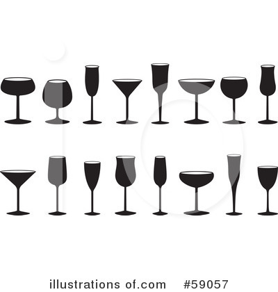 Royalty-Free (RF) Wine Clipart Illustration by Frisko - Stock Sample #59057