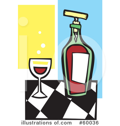 Royalty-Free (RF) Wine Clipart Illustration by xunantunich - Stock Sample #60036