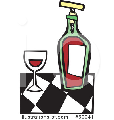 Royalty-Free (RF) Wine Clipart Illustration by xunantunich - Stock Sample #60041