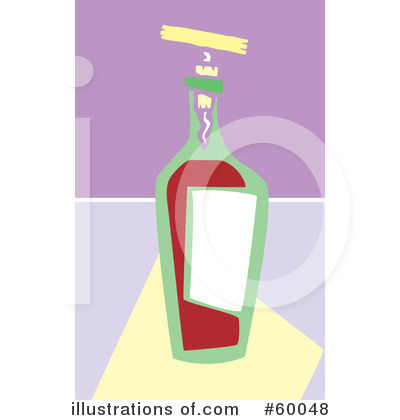 Royalty-Free (RF) Wine Clipart Illustration by xunantunich - Stock Sample #60048