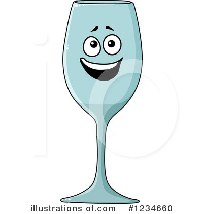 Royalty-Free (RF) Wine Glass Clipart Illustration by Vector Tradition SM - Stock Sample #1234660