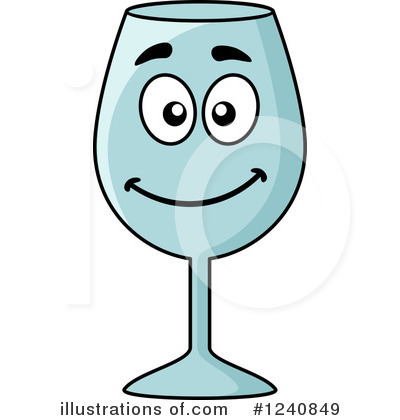 Royalty-Free (RF) Wine Glass Clipart Illustration by Vector Tradition SM - Stock Sample #1240849