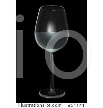 Royalty-Free (RF) Wine Glasses Clipart Illustration by dero - Stock Sample #51141