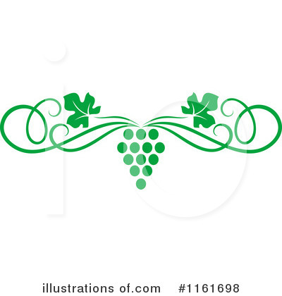 Grape Vine Clipart #1161698 by Vector Tradition SM