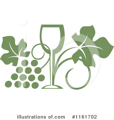 Grape Vine Clipart #1161702 by Vector Tradition SM