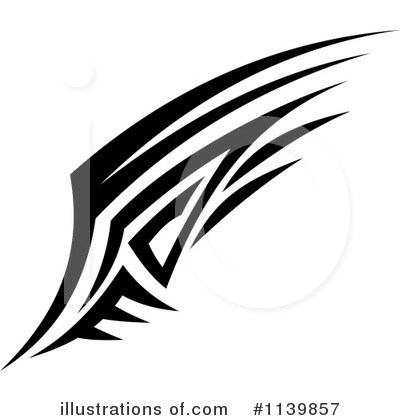 Royalty-Free (RF) Wing Clipart Illustration by Vector Tradition SM - Stock Sample #1139857