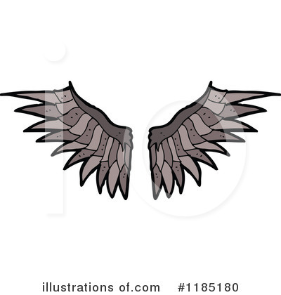 Angel Wings Clipart #1185180 by lineartestpilot