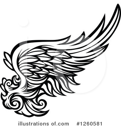 Wing Clipart #1260581 by Chromaco