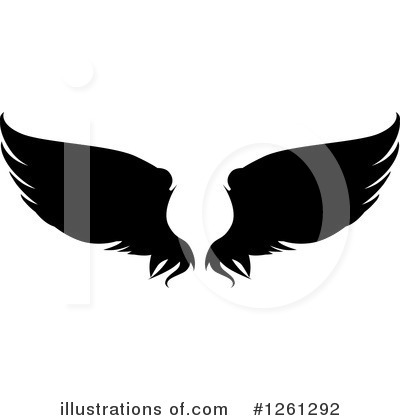 Royalty-Free (RF) Wing Clipart Illustration by Chromaco - Stock Sample #1261292