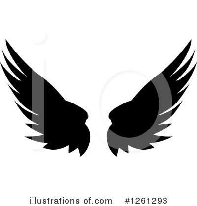 Royalty-Free (RF) Wing Clipart Illustration by Chromaco - Stock Sample #1261293