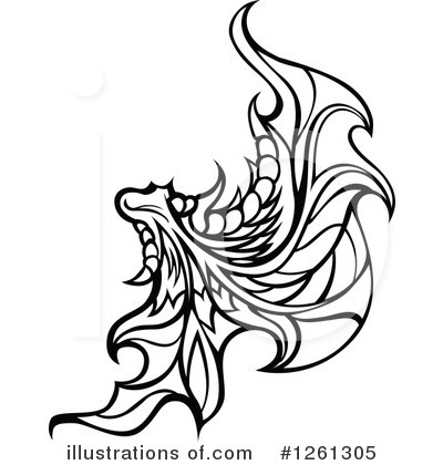 Royalty-Free (RF) Wing Clipart Illustration by Chromaco - Stock Sample #1261305