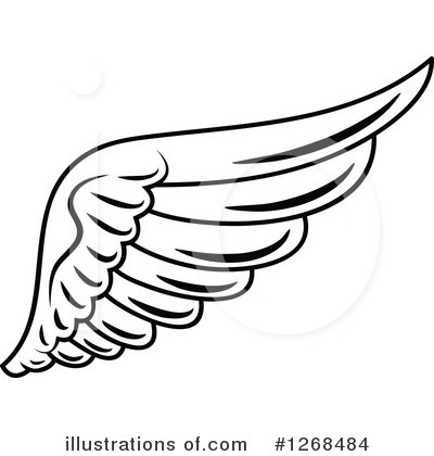 Royalty-Free (RF) Wing Clipart Illustration by Vector Tradition SM - Stock Sample #1268484