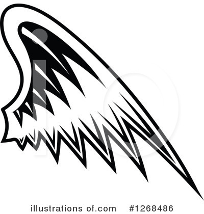 Royalty-Free (RF) Wing Clipart Illustration by Vector Tradition SM - Stock Sample #1268486