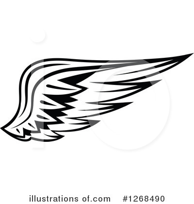 Royalty-Free (RF) Wing Clipart Illustration by Vector Tradition SM - Stock Sample #1268490