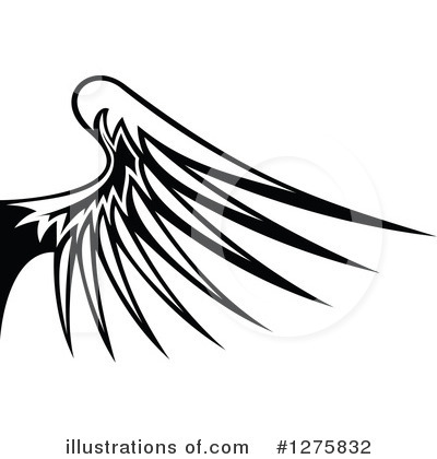 Royalty-Free (RF) Wing Clipart Illustration by Vector Tradition SM - Stock Sample #1275832