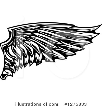 Royalty-Free (RF) Wing Clipart Illustration by Vector Tradition SM - Stock Sample #1275833