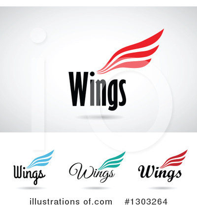 Royalty-Free (RF) Wing Clipart Illustration by cidepix - Stock Sample #1303264
