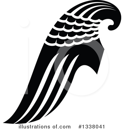 Royalty-Free (RF) Wing Clipart Illustration by Vector Tradition SM - Stock Sample #1338041