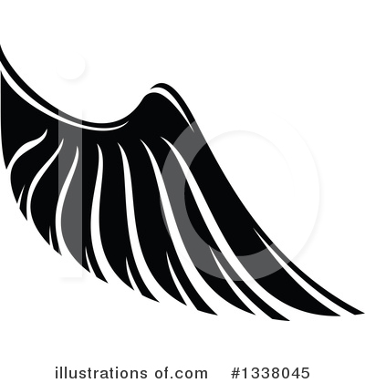 Royalty-Free (RF) Wing Clipart Illustration by Vector Tradition SM - Stock Sample #1338045