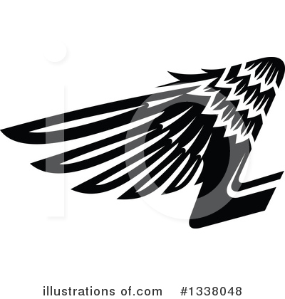 Royalty-Free (RF) Wing Clipart Illustration by Vector Tradition SM - Stock Sample #1338048