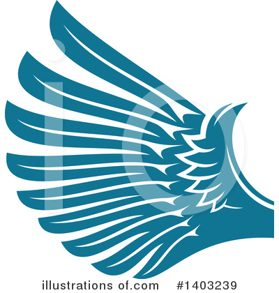 Royalty-Free (RF) Wing Clipart Illustration by Vector Tradition SM - Stock Sample #1403239