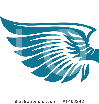 Royalty-Free (RF) Wing Clipart Illustration by Vector Tradition SM - Stock Sample #1403242