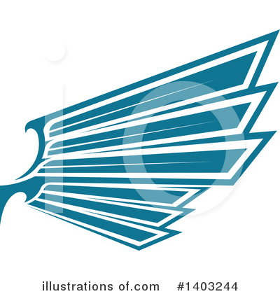 Royalty-Free (RF) Wing Clipart Illustration by Vector Tradition SM - Stock Sample #1403244