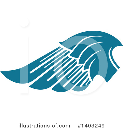 Royalty-Free (RF) Wing Clipart Illustration by Vector Tradition SM - Stock Sample #1403249