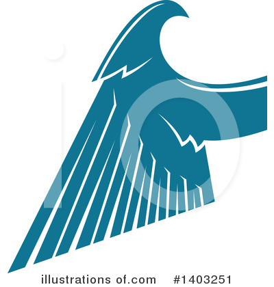 Royalty-Free (RF) Wing Clipart Illustration by Vector Tradition SM - Stock Sample #1403251