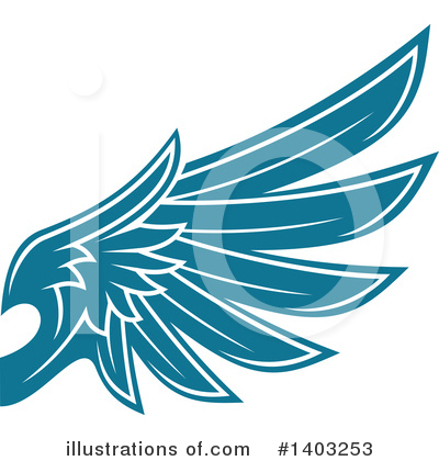 Royalty-Free (RF) Wing Clipart Illustration by Vector Tradition SM - Stock Sample #1403253