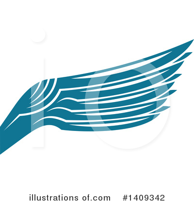 Royalty-Free (RF) Wing Clipart Illustration by Vector Tradition SM - Stock Sample #1409342