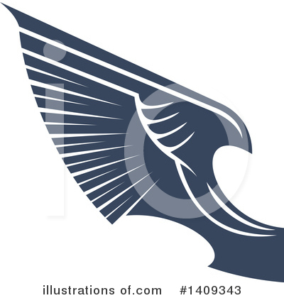 Royalty-Free (RF) Wing Clipart Illustration by Vector Tradition SM - Stock Sample #1409343