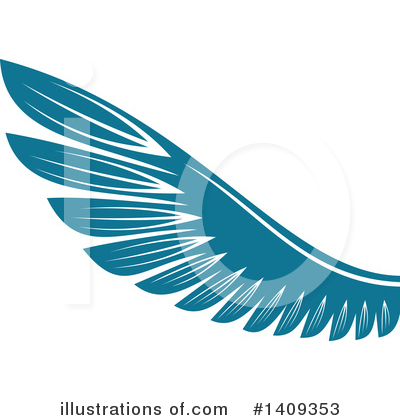 Royalty-Free (RF) Wing Clipart Illustration by Vector Tradition SM - Stock Sample #1409353