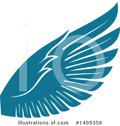 Royalty-Free (RF) Wing Clipart Illustration by Vector Tradition SM - Stock Sample #1409356