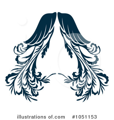 Royalty-Free (RF) Wings Clipart Illustration by Cherie Reve - Stock Sample #1051153
