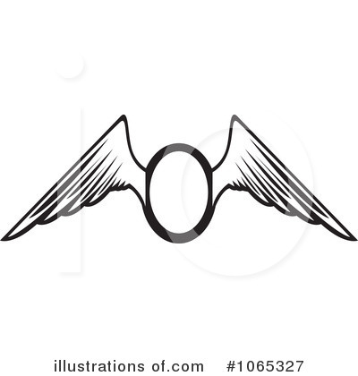 Royalty-Free (RF) Wings Clipart Illustration by Vector Tradition SM - Stock Sample #1065327