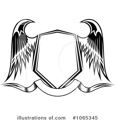Royalty-Free (RF) Wings Clipart Illustration by Vector Tradition SM - Stock Sample #1065345