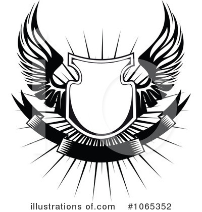 Royalty-Free (RF) Wings Clipart Illustration by Vector Tradition SM - Stock Sample #1065352