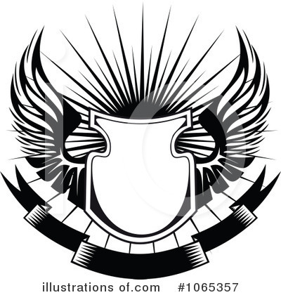 Royalty-Free (RF) Wings Clipart Illustration by Vector Tradition SM - Stock Sample #1065357