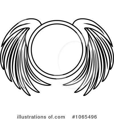 Royalty-Free (RF) Wings Clipart Illustration by Vector Tradition SM - Stock Sample #1065496