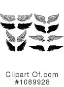 Wings Clipart #1089928 by Chromaco
