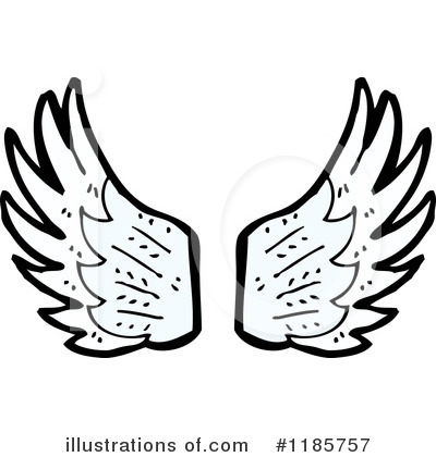 Royalty-Free (RF) Wings Clipart Illustration by lineartestpilot - Stock Sample #1185757