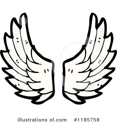 Angel Wings Clipart #1185758 by lineartestpilot