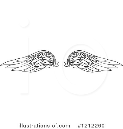 Royalty-Free (RF) Wings Clipart Illustration by Vector Tradition SM - Stock Sample #1212260