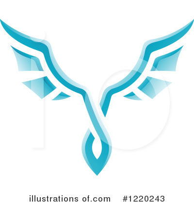 Royalty-Free (RF) Wings Clipart Illustration by cidepix - Stock Sample #1220243